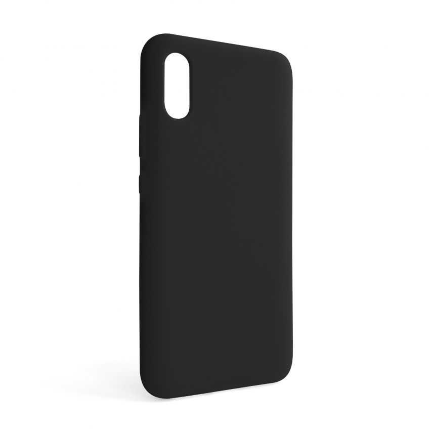 Чохол Full Silicone Case для Xiaomi Redmi 9A black (17) (без логотипу)