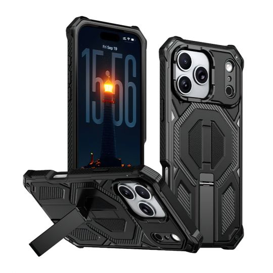 Чехол с MagSafe Armor Case для Apple iPhone 15 с подставкой black (01) - купить за 575.90 грн в Киеве, Украине