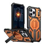 Чехол с MagSafe Armor Case для Apple iPhone 17 Pro Max с подставкой orange (04)