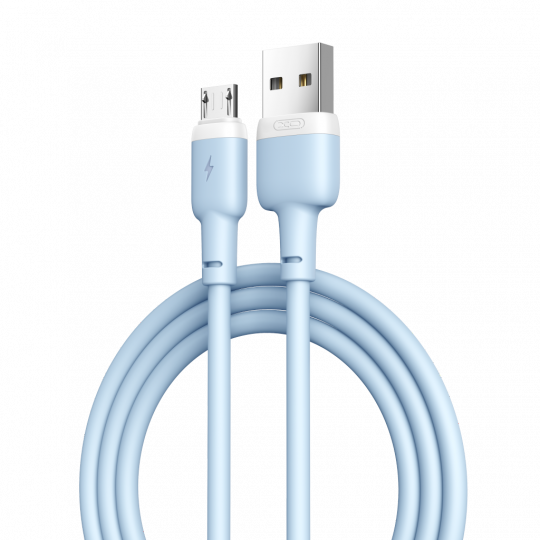 Кабель USB XO NB208 Micro 2.4A blue