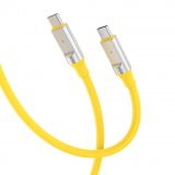 Кабель USB XO NB-Q252B Type-C to Type-C PD 60W yellow