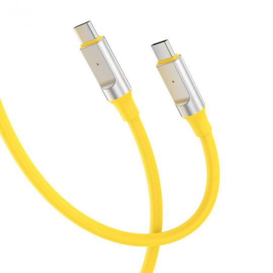 Кабель USB XO NB-Q252B Type-C to Type-C PD 60W yellow