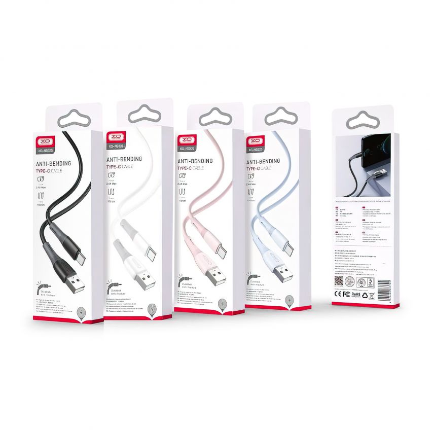 Кабель USB XO NB225 Micro white