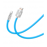 Кабель USB XO NB227 Type-C 6A 1.2м blue