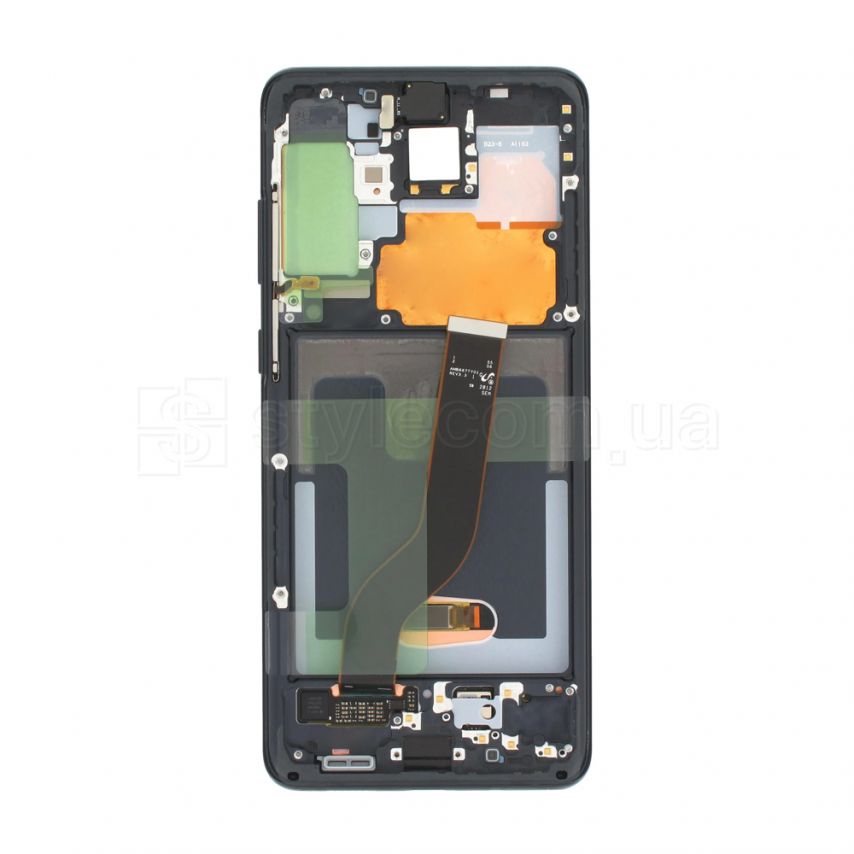 Дисплей (LCD) для Samsung Galaxy S20 Plus/G985 (2020), S20 Plus 5G/G986 (2020) с тачскрином и рамкой black Service Original (PN:GH82-22134A)