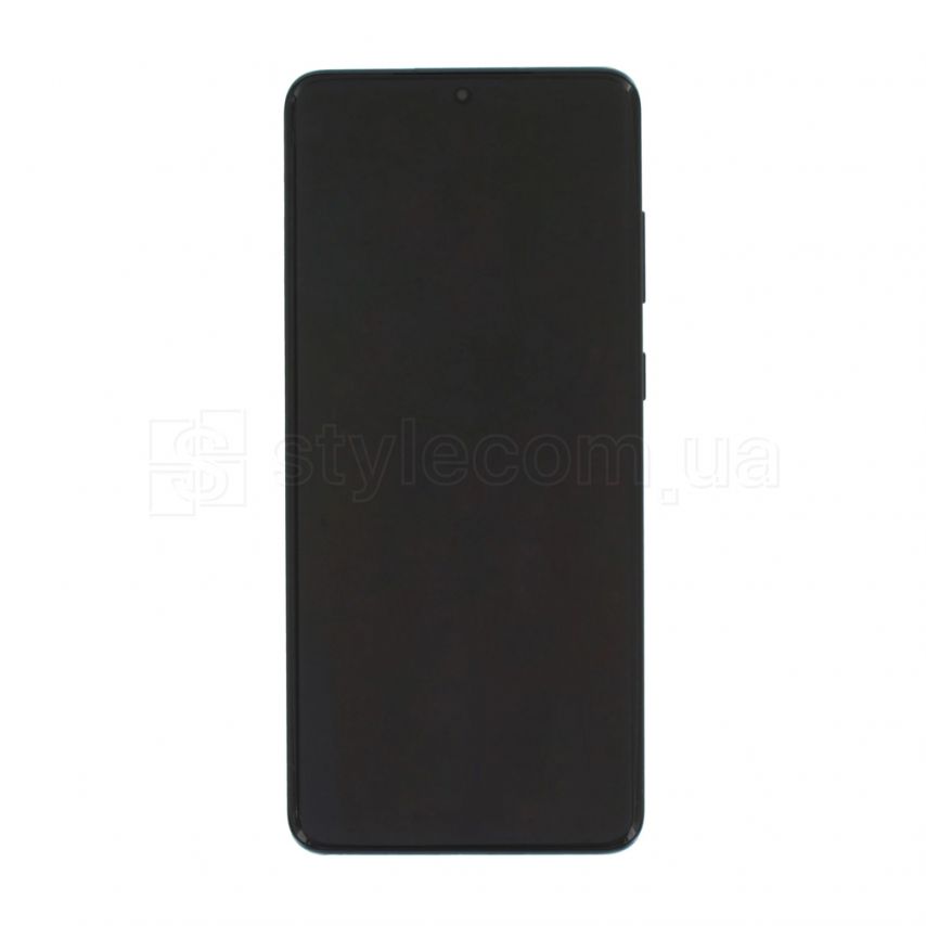 Дисплей (LCD) для Samsung Galaxy S20 Plus/G985 (2020), S20 Plus 5G/G986 (2020) з тачскріном та рамкою black Service Original (PN:GH82-22134A)
