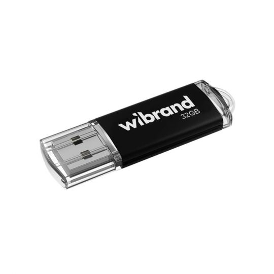 Флеш-память USB Wibrand Сougar 32GB USB 2.0 black
