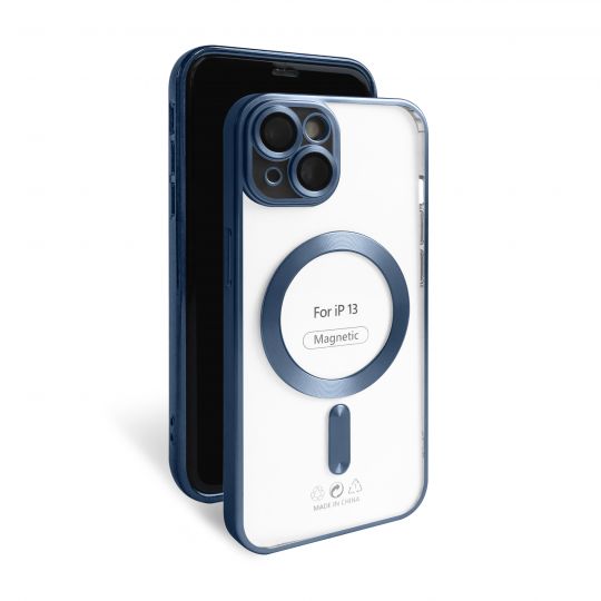 Чехол с функцией MagSafe для Apple iPhone 13 dark blue (07) матовый - купить за 221.50 грн в Киеве, Украине
