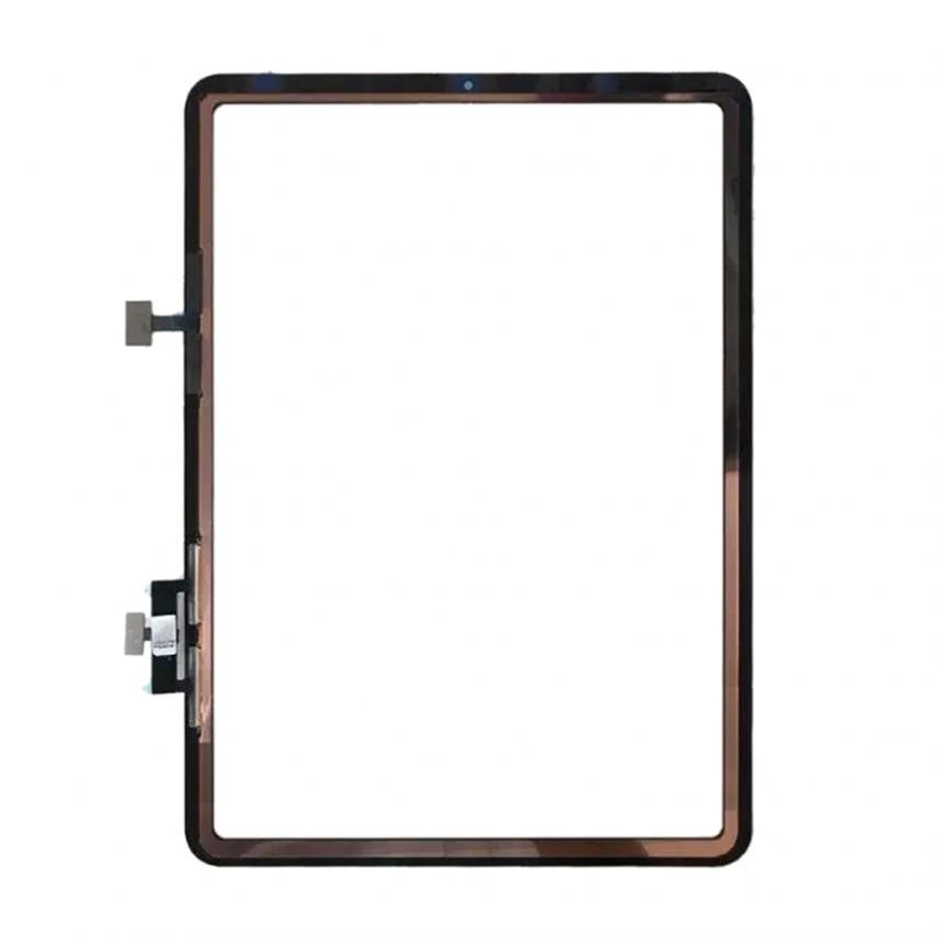 Тачскрін (сенсор) для Apple iPad Air 4 10.9 2020 Full зі шлейфом, кнопкою меню та мікросхемою black Original Quality