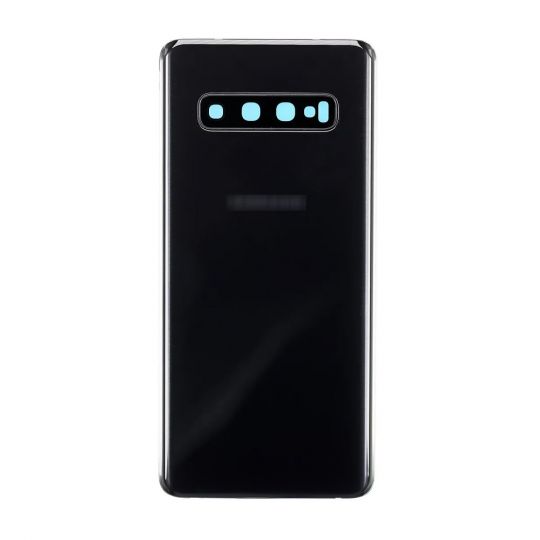 Задня кришка для Samsung Galaxy S10/G973 (2019) зі склом камери Prism Black Original (знятий)