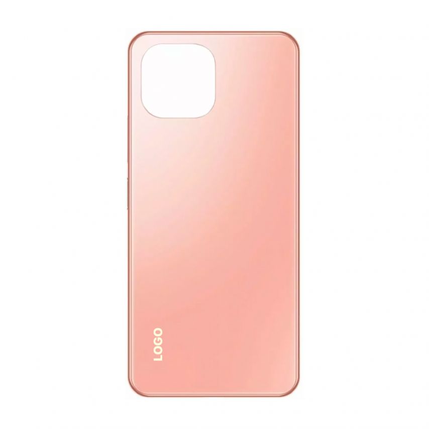 Задняя крышка для Xiaomi Mi 11 Lite, Mi 11 Lite 5G, 11 Lite 5G NE Peach Pink High Quality