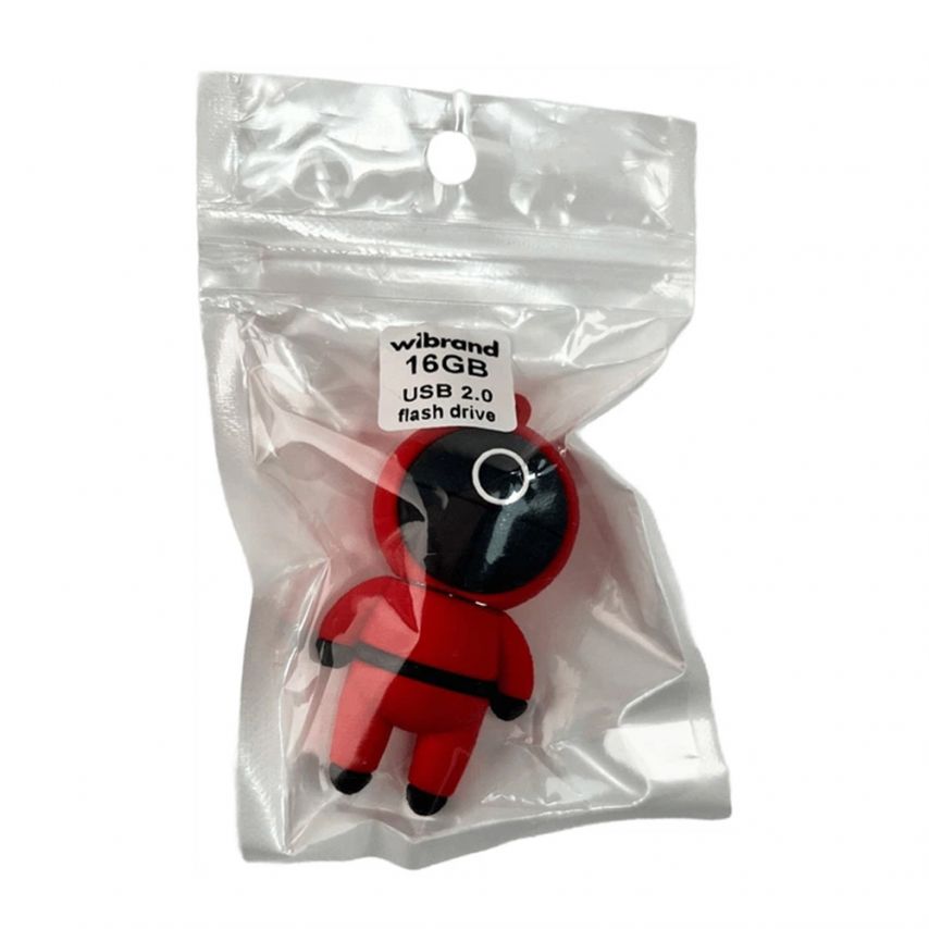 Флеш-память USB Wibrand Squid Game 16GB USB 2.0 red