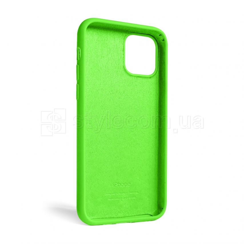 Чехол Full Silicone Case для Apple iPhone 11 shiny green (40)