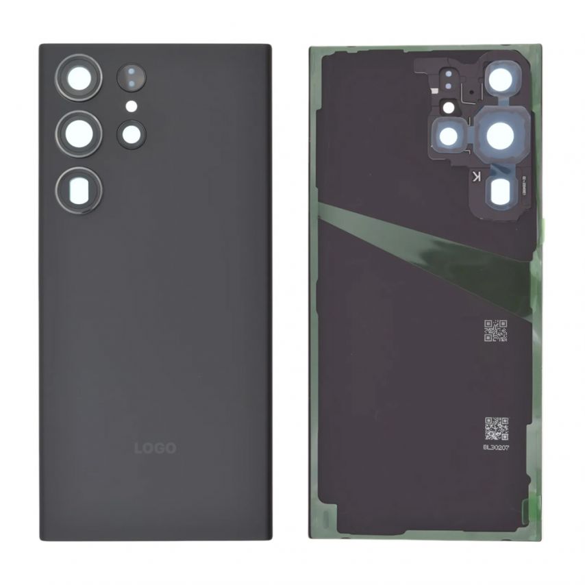 Задня кришка для Samsung Galaxy S23 Ultra/S918 (2023) зі склом камери Phantom Black Original Quality