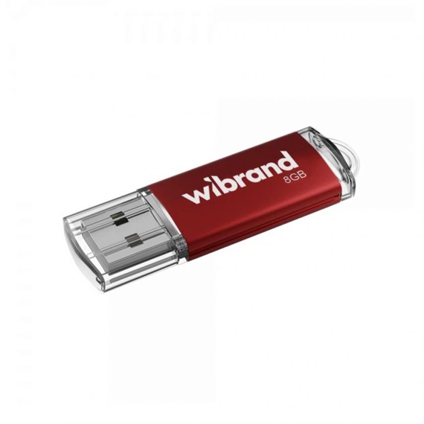 Флеш-пам'ять USB Wibrand Сougar 8GB USB 2.0 red
