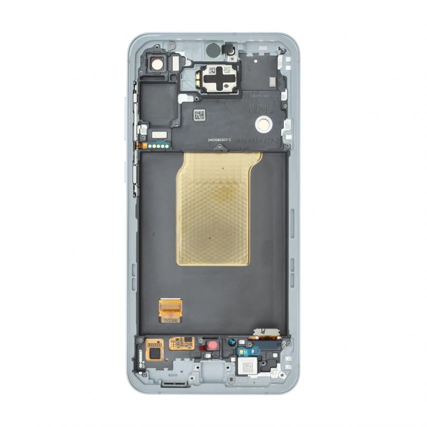 Дисплей (LCD) для Samsung Galaxy A55/A556 (2024) с тачскрином и рамкой awesome Iceblue Service Original (PN:GH82-34308B)