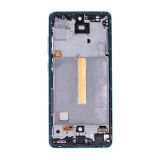 Дисплей (LCD) для Samsung Galaxy A52 4G/A525 (2021), A52 5G/A526 (2021) з тачскріном та рамкою awesome blue (Oled) Original Quality