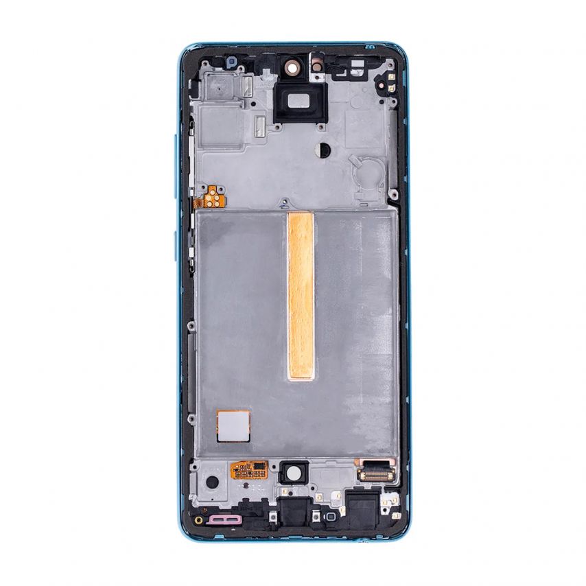 Дисплей (LCD) для Samsung Galaxy A52 4G/A525 (2021), A52 5G/A526 (2021) з тачскріном та рамкою awesome blue (Oled) Original Quality