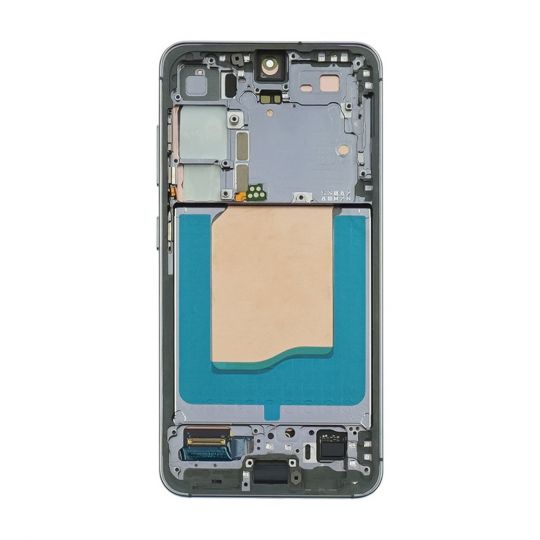 Дисплей (LCD) для Samsung Galaxy S25/S931 (2025) з тачскріном та рамкою silver shadow Service Original (PN:GH82-36329A)
