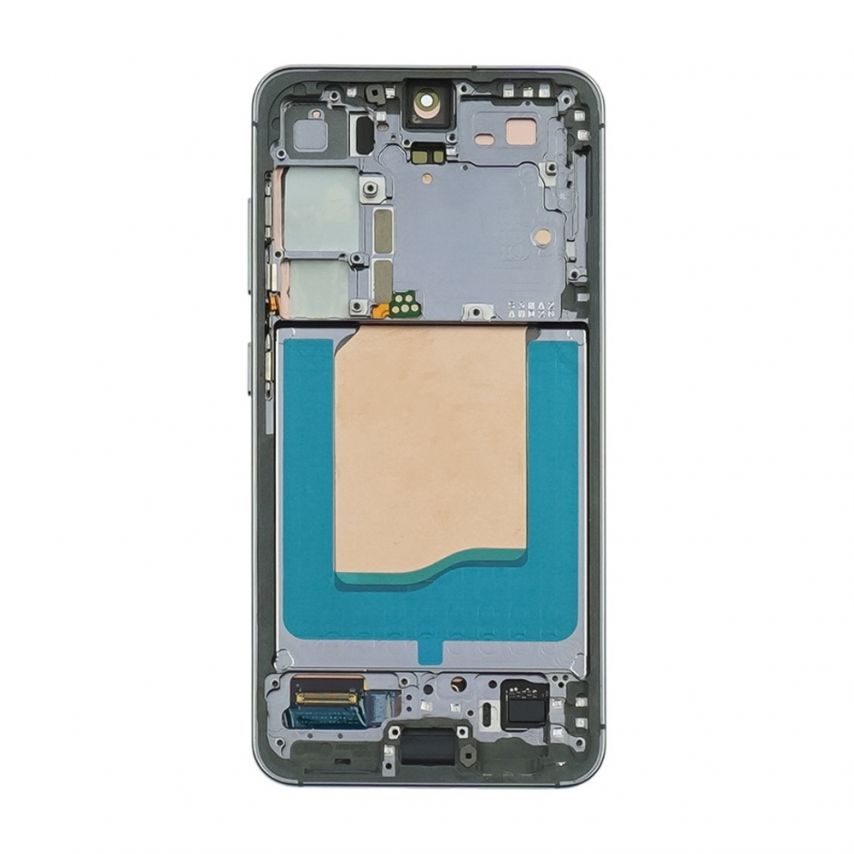 Дисплей (LCD) для Samsung Galaxy S25/S931 (2025) з тачскріном та рамкою silver shadow Service Original (PN:GH82-36329A)