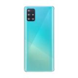Задня кришка для Samsung Galaxy A51/A515 (2019) зі склом камери Prism crush blue High Quality