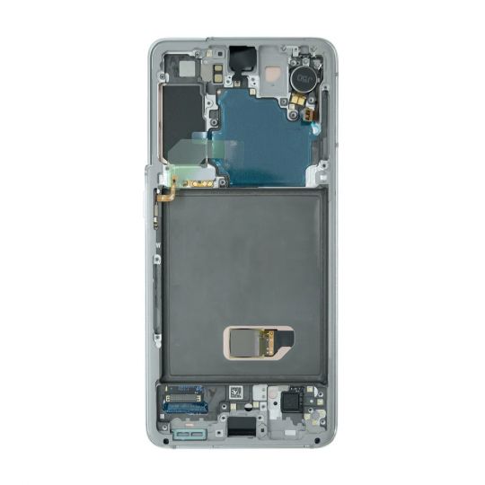 Дисплей (LCD) для Samsung Galaxy S21/G991 (2021) с тачскрином и рамкой phantom white (Oled) Original Quality