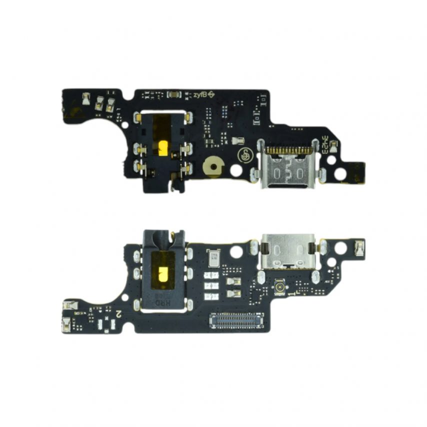 Шлейф (нижня плата) для ZTE Blade V50 Vita з роз'ємом живлення, гарнітури та мікрофоном High Quality