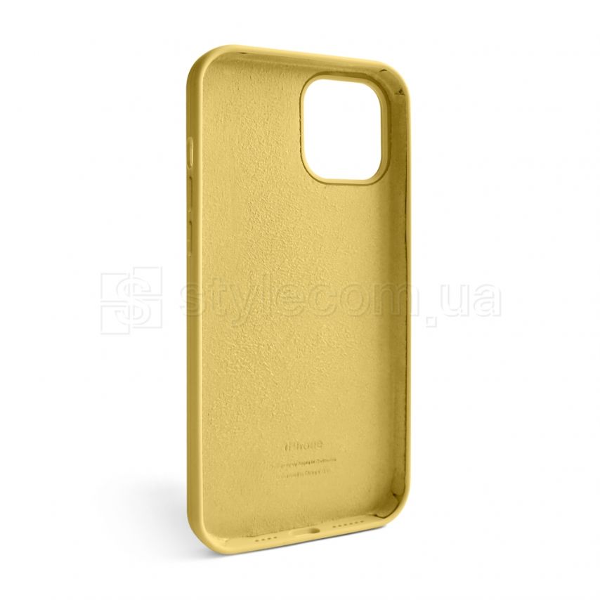 Чохол Full Silicone Case для Apple iPhone 12 Pro Max yellow (04)