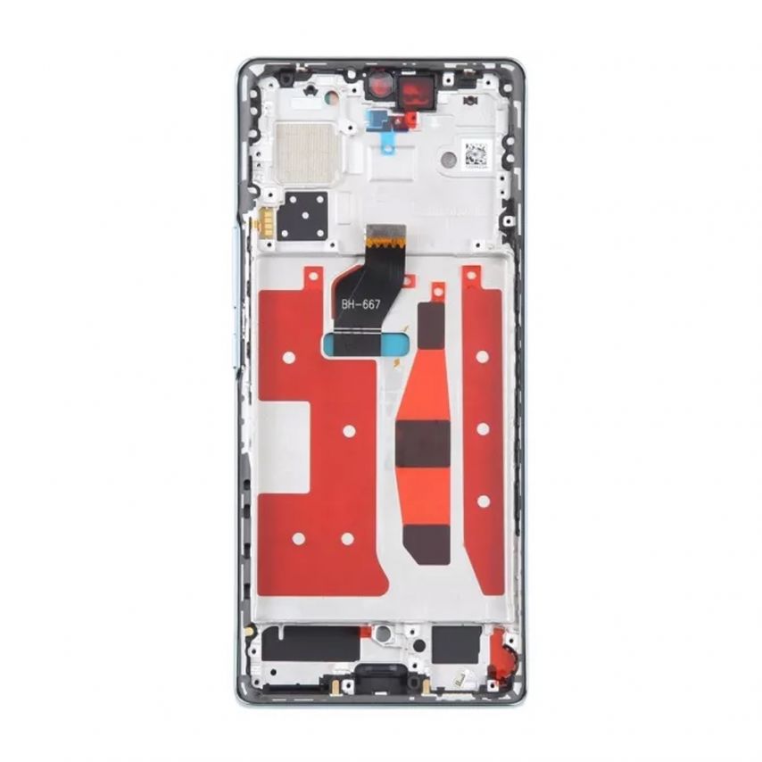 Дисплей (LCD) для Huawei Honor 70 з тачскріном та рамкою midnight black (Oled) Original Quality