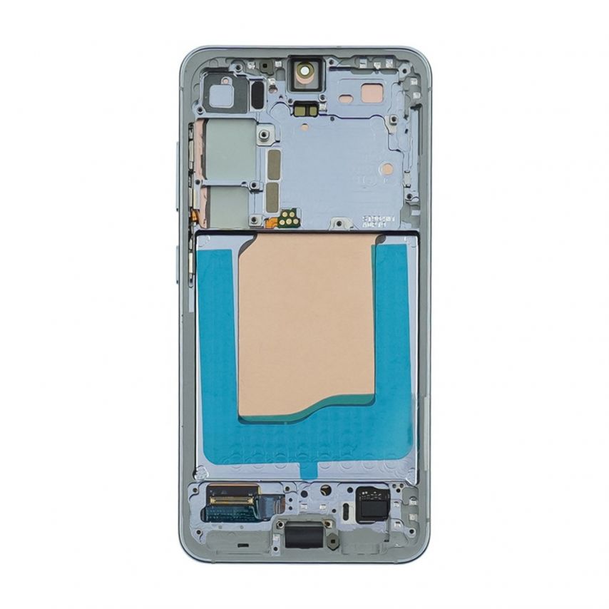 Дисплей (LCD) для Samsung Galaxy S25/S931 (2025) з тачскріном та рамкою icy blue Service Original (PN:GH82-36329C)