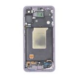 Дисплей (LCD) для Samsung Galaxy A55/A556 (2024) c тачскрином и рамкой lilac Service Original (PN:GH82-34308C)