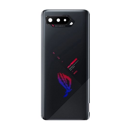 Задня кришка Asus ROG Phone 5 ZS673KS (зі склом камери) phantom black Original Quality