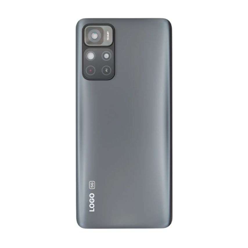 Задня кришка для Xiaomi 11T, 11T Pro зі склом камери meteorite gray High Quality