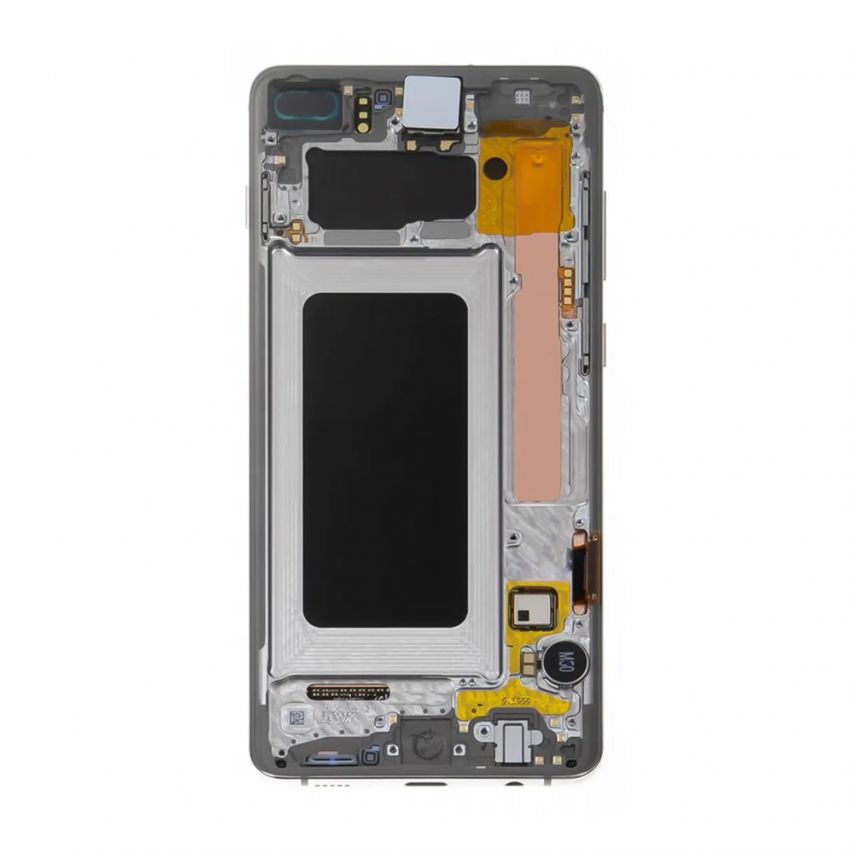 Дисплей (LCD) для Samsung Galaxy S10 Plus/G975 (2019) з тачскріном і рамкою prism white (TFT) High Quality