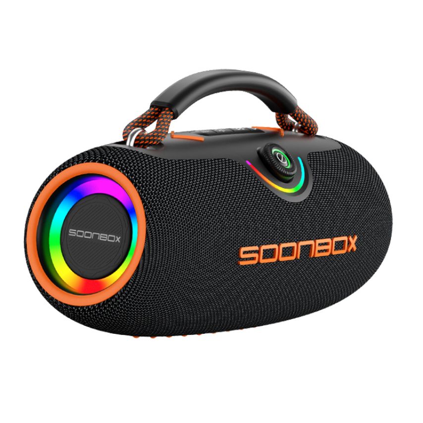 Портативная колонка Soonbox S9702 80W (2*40W) black orange