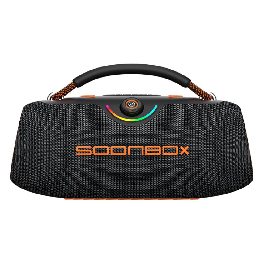 Портативная колонка Soonbox S9702 80W (2*40W) black orange
