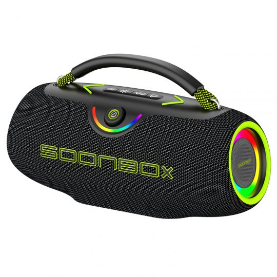 Портативная колонка Soonbox S9702 80W (2*40W) black green - купить за 4 939.00 грн в Киеве, Украине