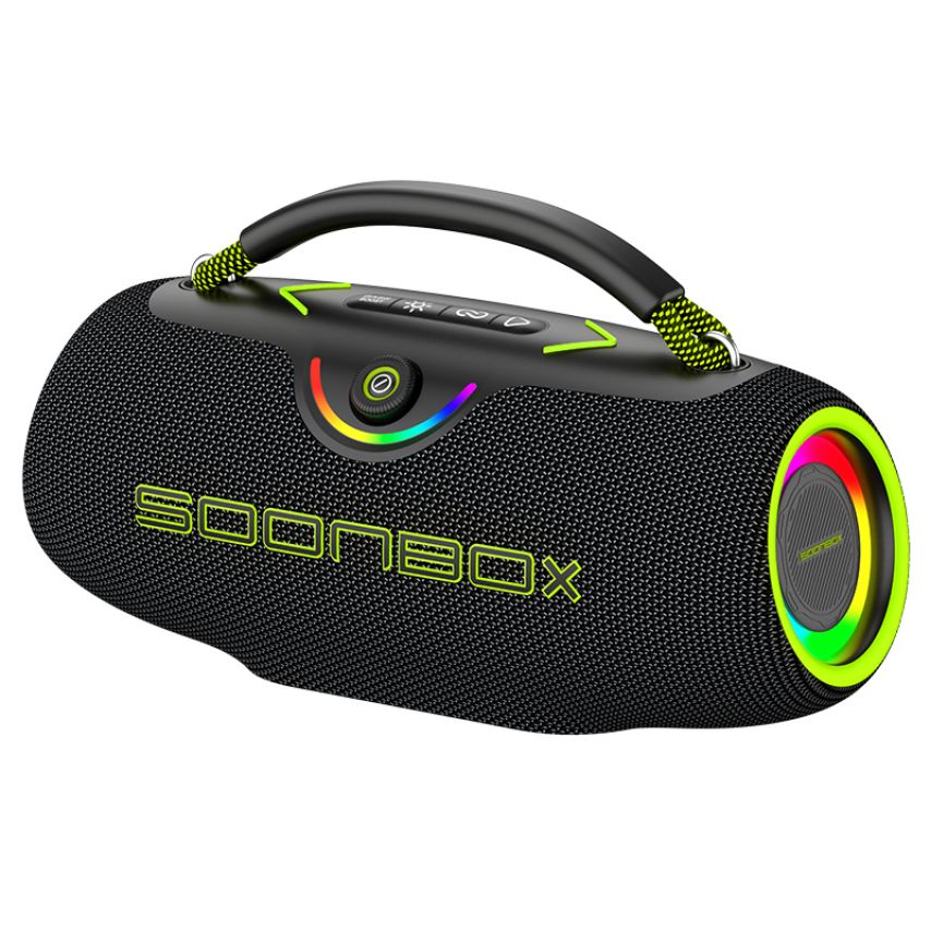 Портативная колонка Soonbox S9702 80W (2*40W) black green