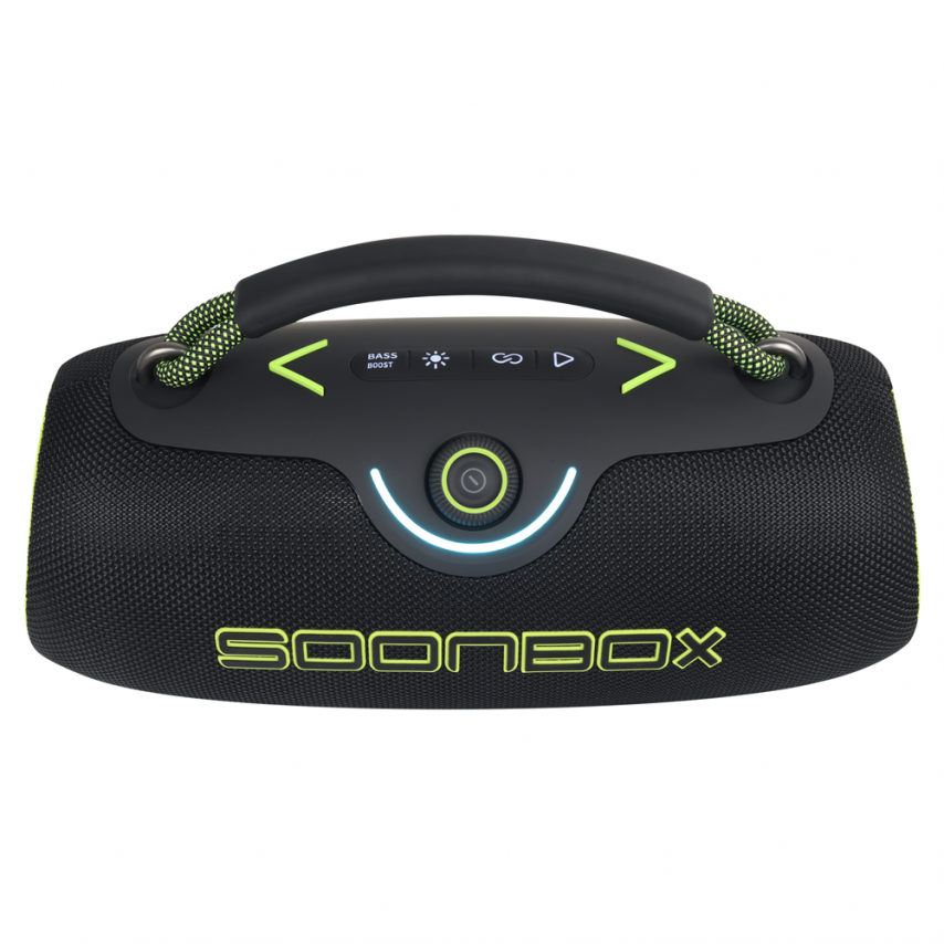 Портативная колонка Soonbox S9702 80W (2*40W) black green
