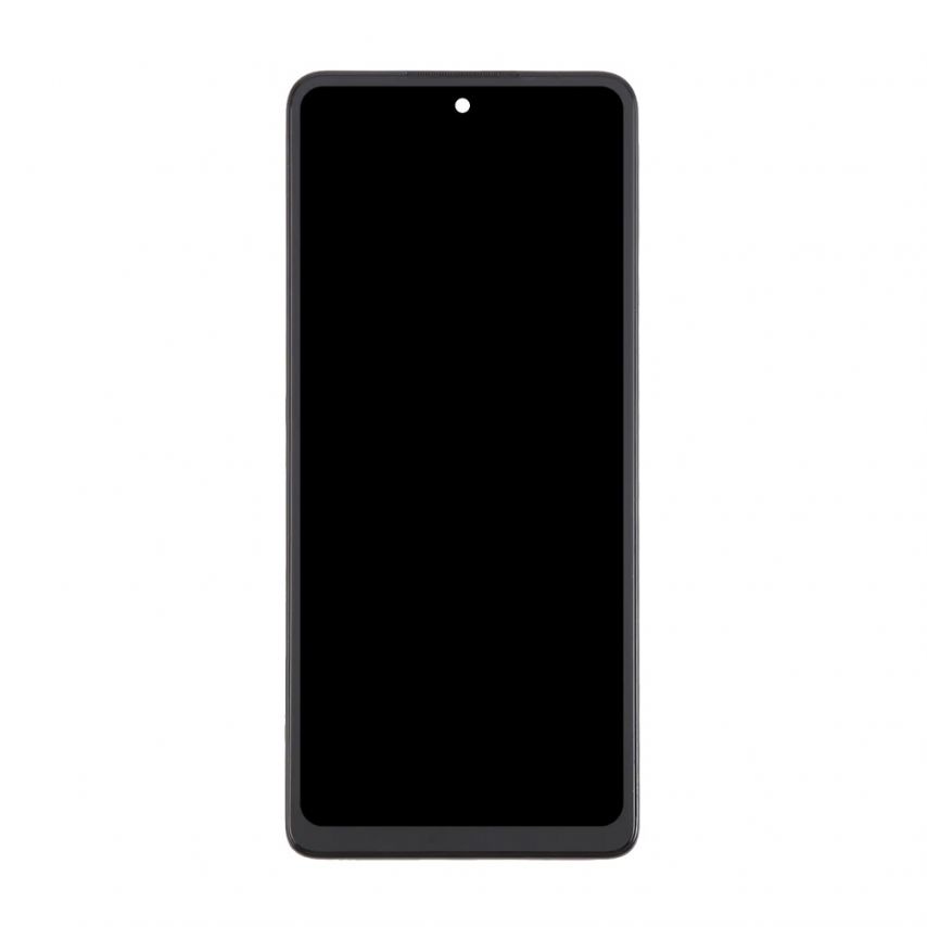 Дисплей (LCD) для Tecno Spark 10 Pro KI7 з тачскріном та рамкою black (IPS) Original Quality