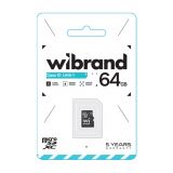 Карта пам'яті Wibrand MicroSDHC 64GB UHS-I Class 10