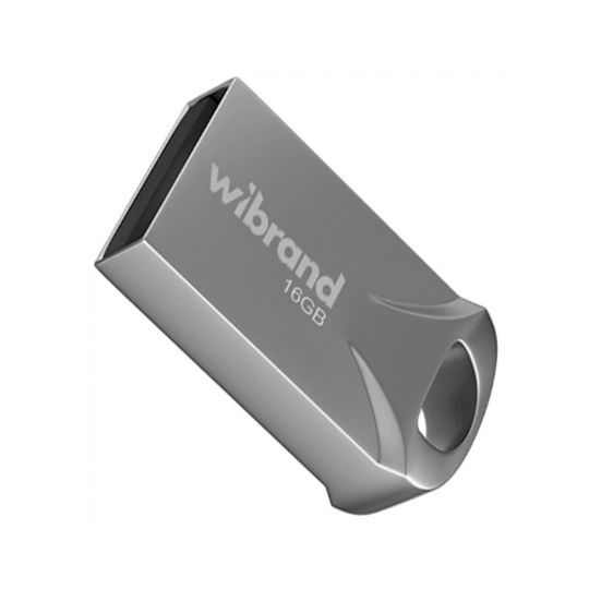 Флеш-пам'ять USB Wibrand Hawk 16GB USB 2.0 silver - купити за 261.00 грн у Києві, Україні