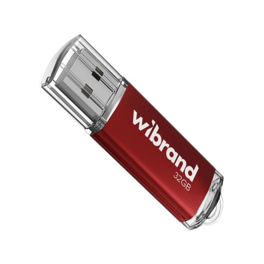 Флеш-пам'ять USB Wibrand Сougar 32GB USB 2.0 red - купити за 319.68 грн у Києві, Україні