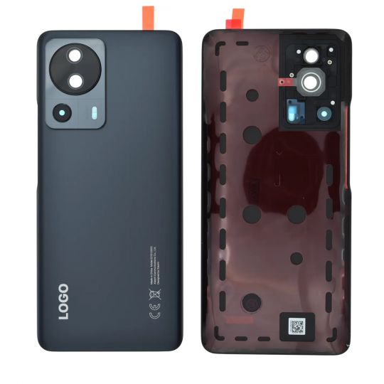 Задня кришка для Xiaomi 13 Lite зі склом камери black Original Quality