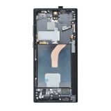 Дисплей (LCD) для Samsung Galaxy S22 Ultra 5G/S908 (2022) з тачскріном та рамкою phantom black (Amoled) Original Quality