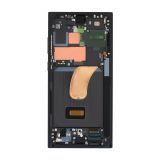 Дисплей (LCD) для Samsung Galaxy S23 Ultra 5G/S918 (2023) з тачскріном та рамкою phantom black (Amoled) Original Quality