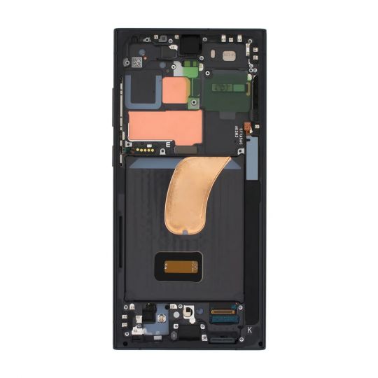 Дисплей (LCD) для Samsung Galaxy S23 Ultra 5G/S918 (2023) з тачскріном та рамкою phantom black (Amoled) Original Quality