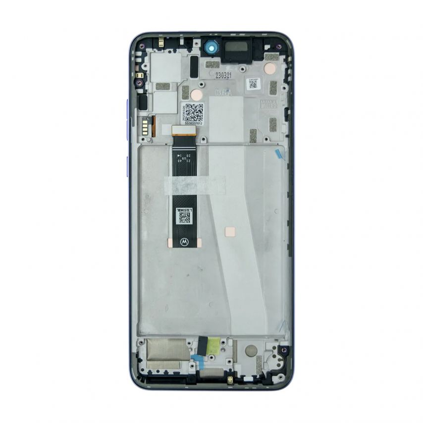 Дисплей (LCD) для Motorola Edge 30 Neo XT2245-1 з тачскріном та рамкою purple (P-Oled) Original Quality