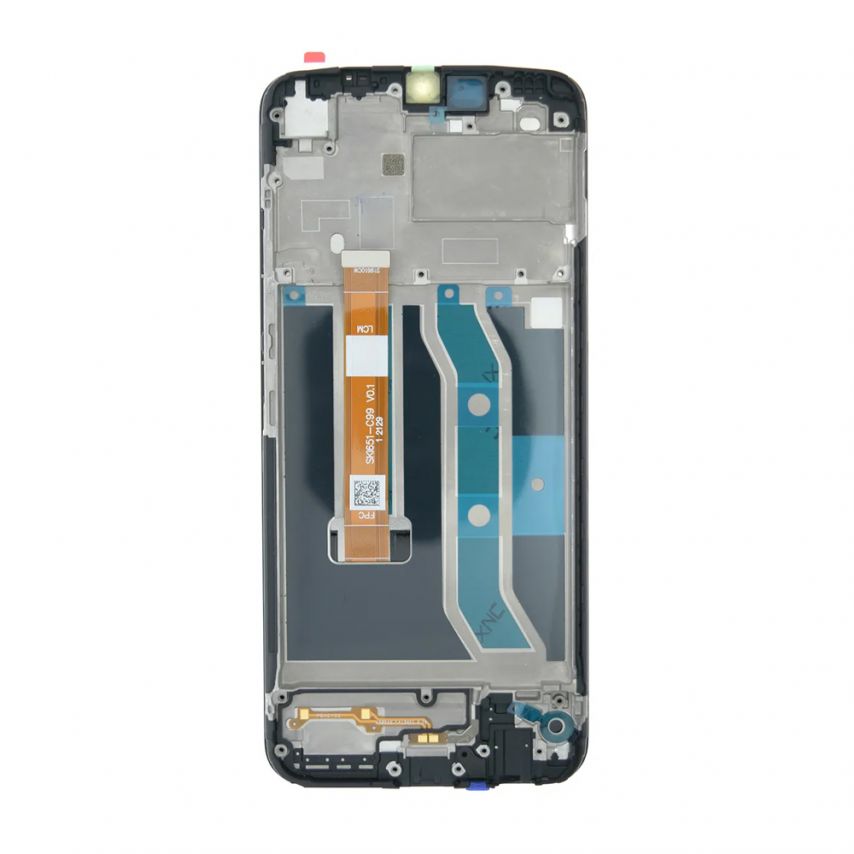 Дисплей (LCD) для Realme C21Y, C25Y ver. SKI651-C99 V0.1 з тачскріном та рамкою black (IPS) Original Quality