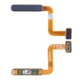 Шлейф для Samsung Galaxy M32/M325 (2021) со сканером отпечатка пальца black High Quality